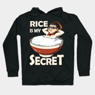 Rice Asian Food Funny Foodie Secret Chinese Korean Hoodie